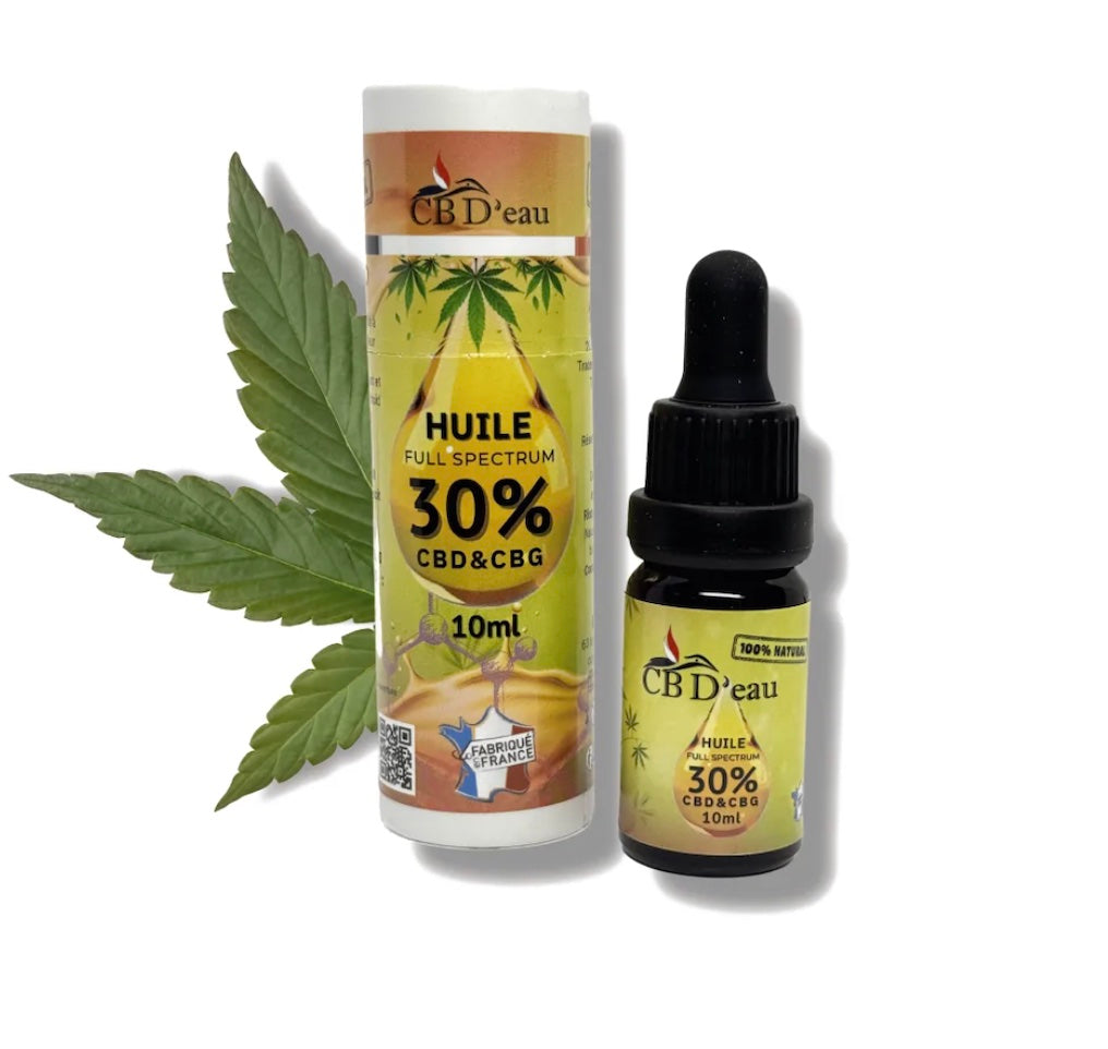 Huile CBD 30% Full Spectrum CBD'eau
