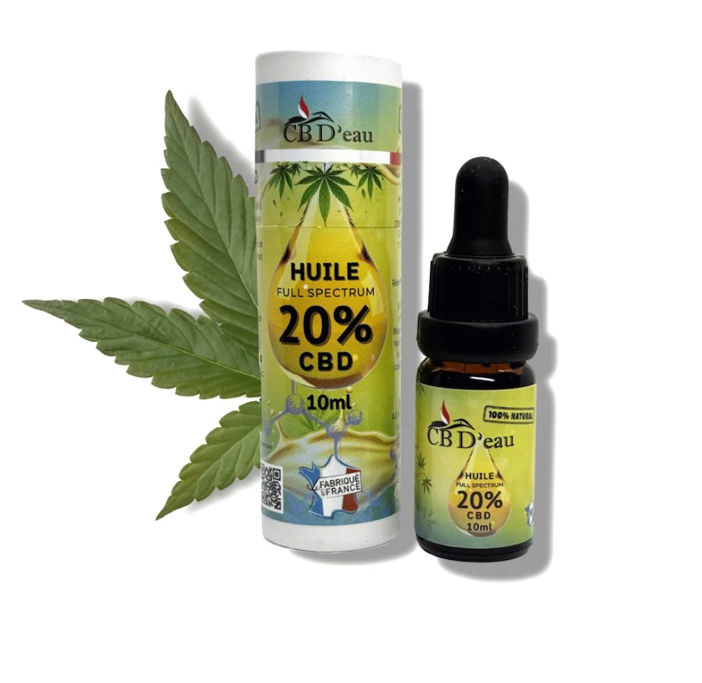 Huile CBD’eau 20% Full Spectrum