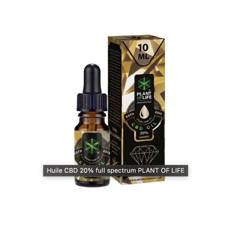 Huile CBD 20% Full Spectrum PLANT OF LIFE