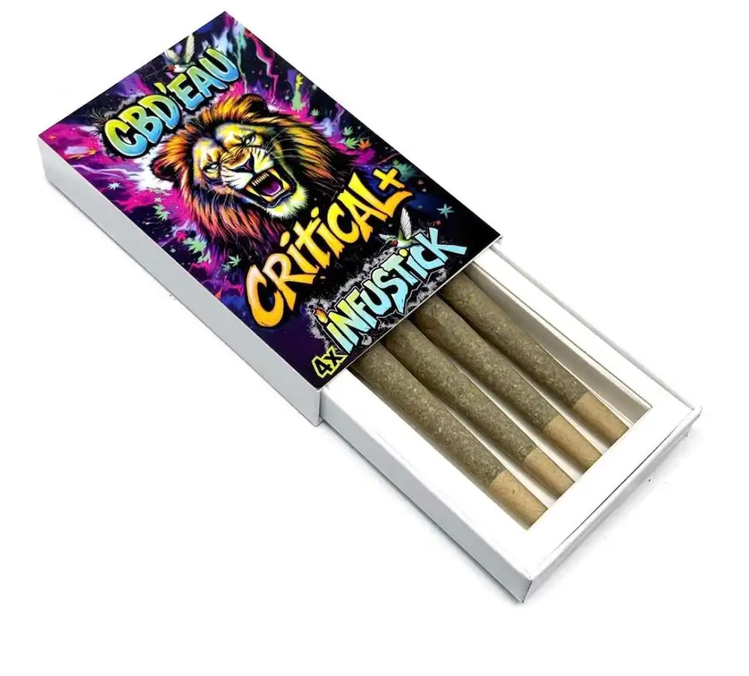 Pack 4 Infusticks CBD Critical+ 7%