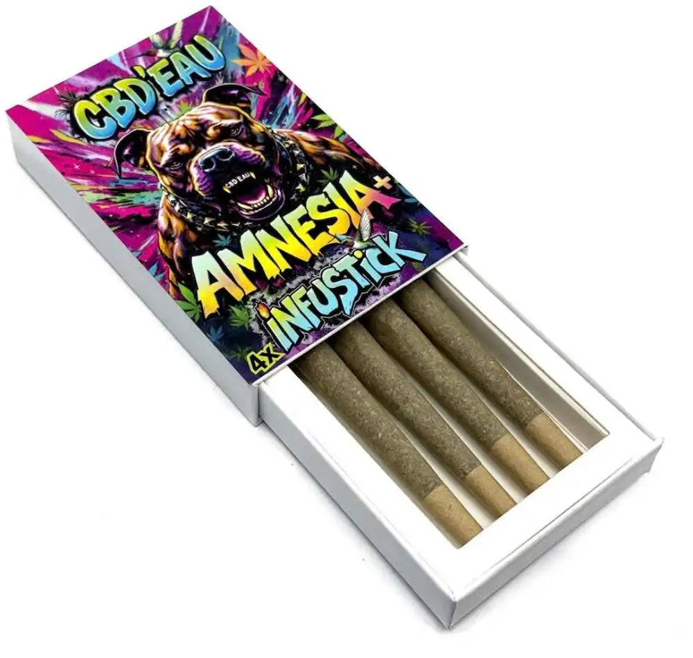 Pack 4 Infusticks CBD Amnesia (7%)