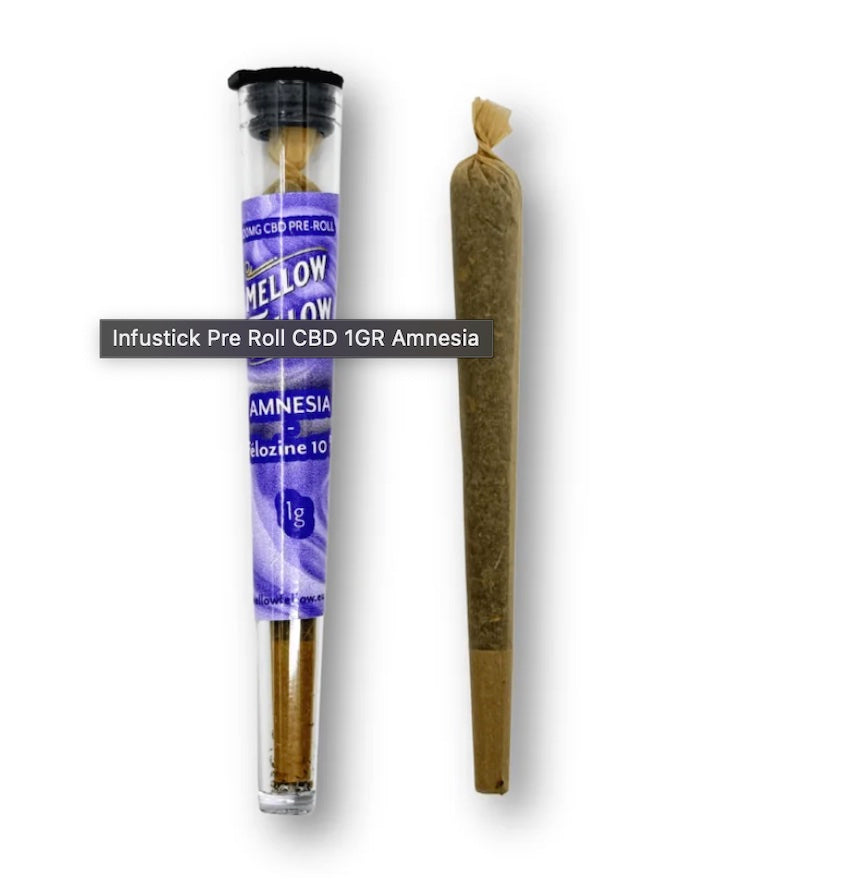 Mellow Fellow : Infustick Pré-Roll CBD Amnesia 10%