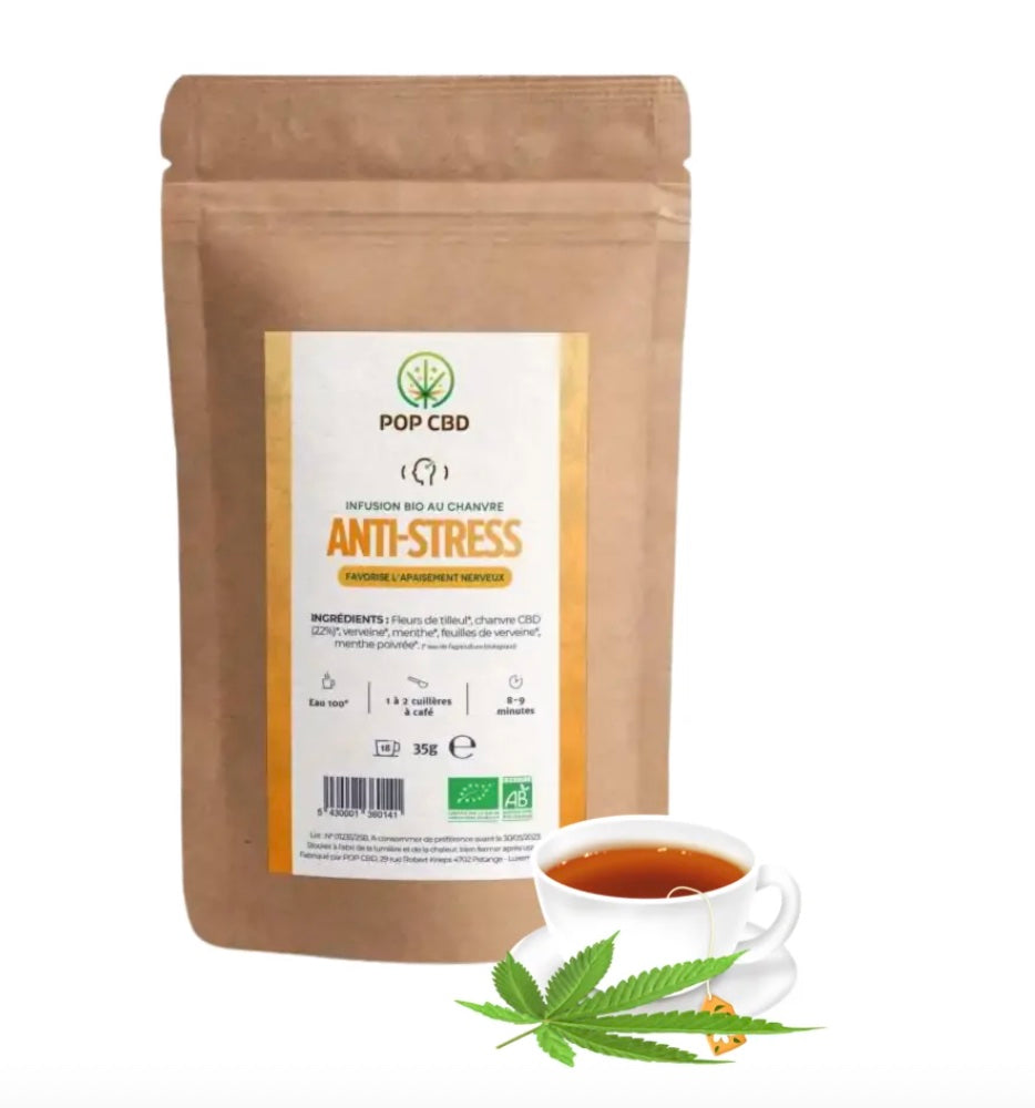 L'Infusion Harmonie Anti-Stress. POP CBD