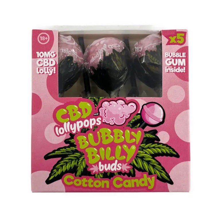Sucettes CBD Barbe à Papa BUBBLY BILLY